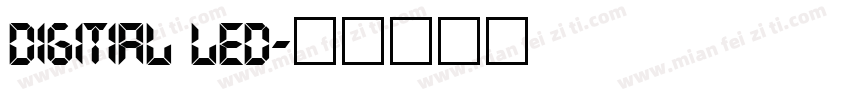Digitial LED字体转换